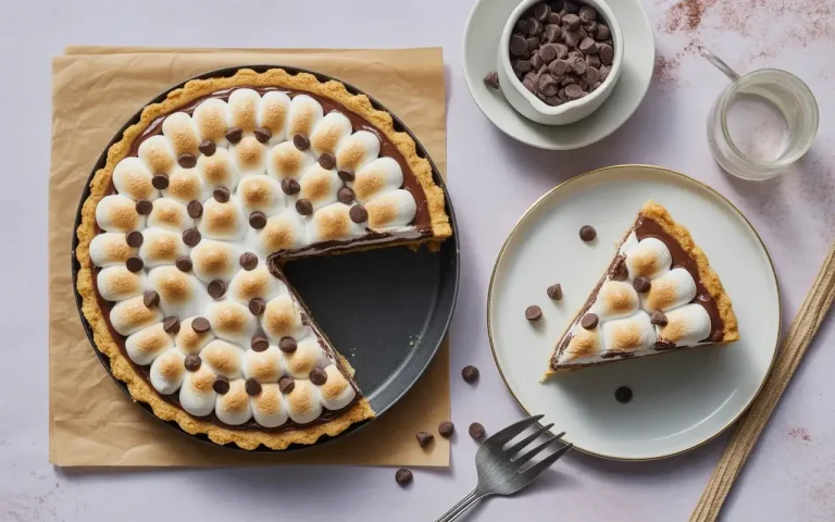 Chocolate Chip Marshmallow Pie