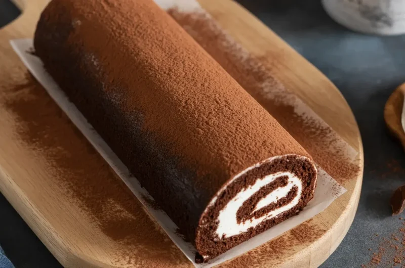 Chocolate Forest Roll Cake