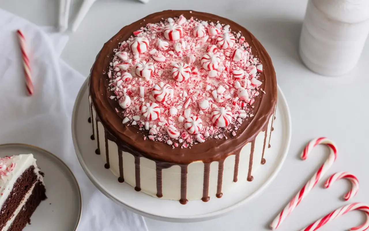 Chocolate Peppermint Dream Cake