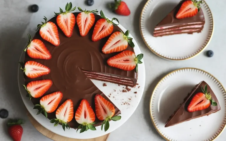 Chocolate Strawberry Cake