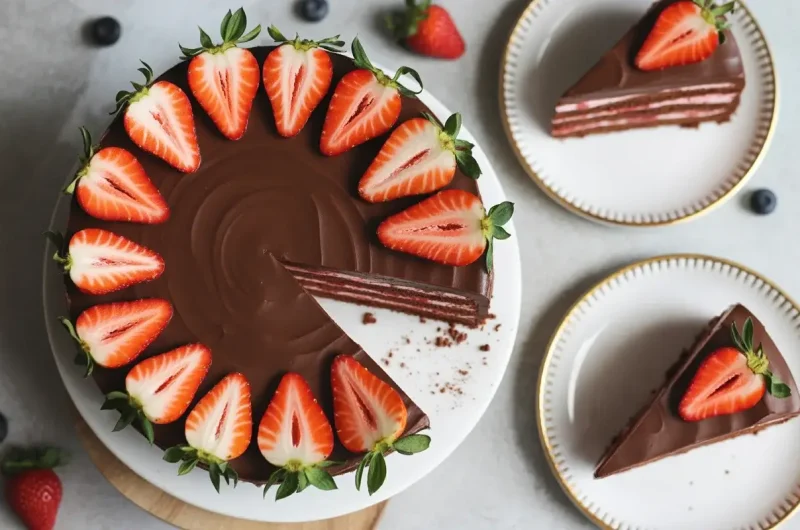 Chocolate Strawberry Cake