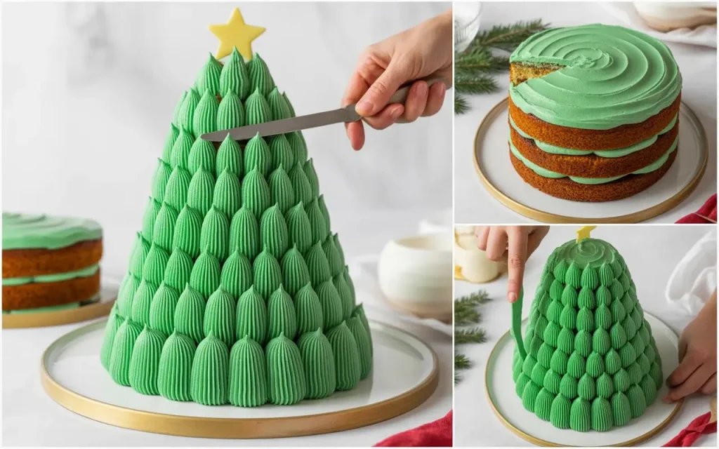 How to Make Christmas Tree Cake