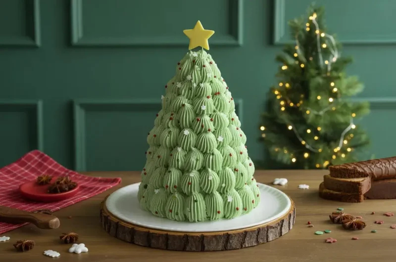 Christmas Tree Cake Recipe