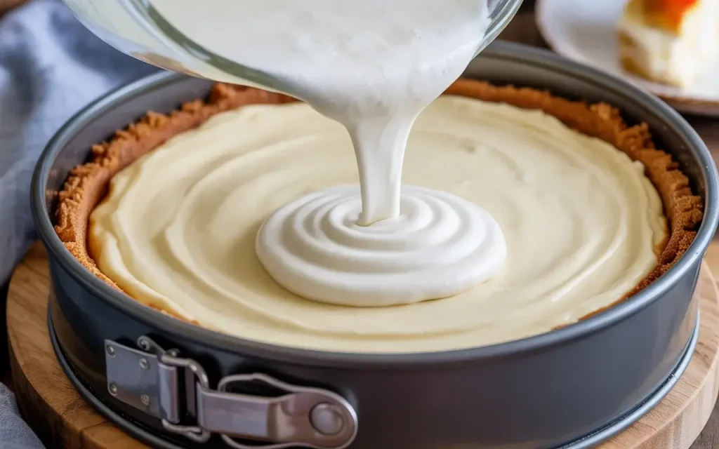 Making the Cheesecake Filling
