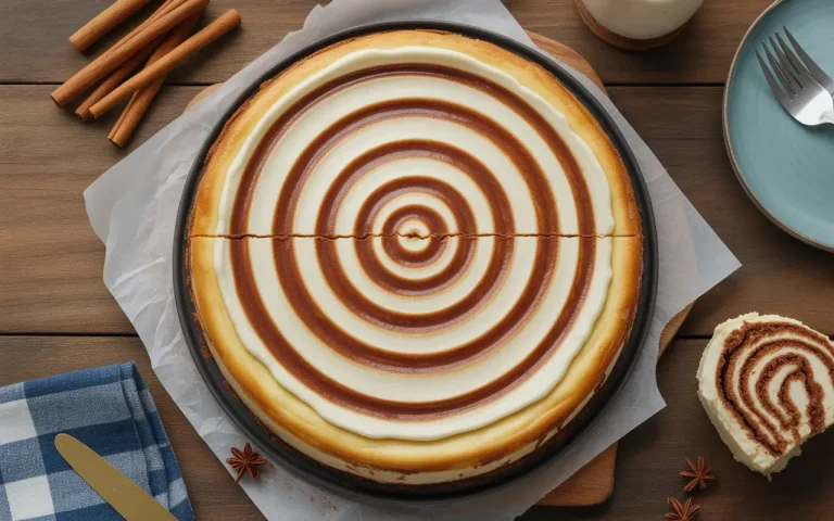Cinnamon Roll Cheesecake