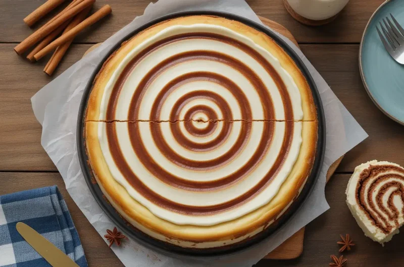 Cinnamon Roll Cheesecake