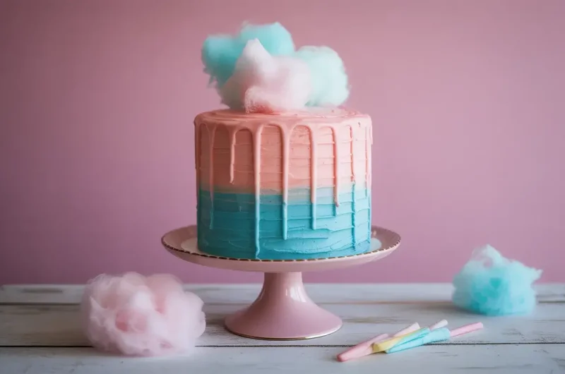 Cotton Candy Layer Cake
