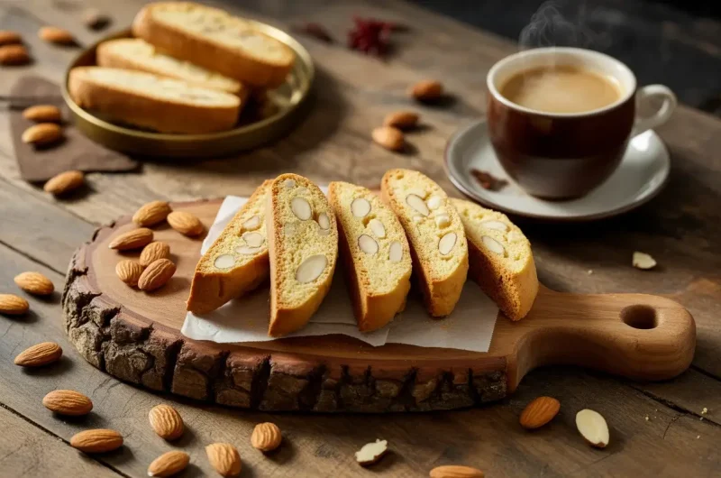 Crunchy Harvest Almond Biscotti Cookies (Simple & Traditional)