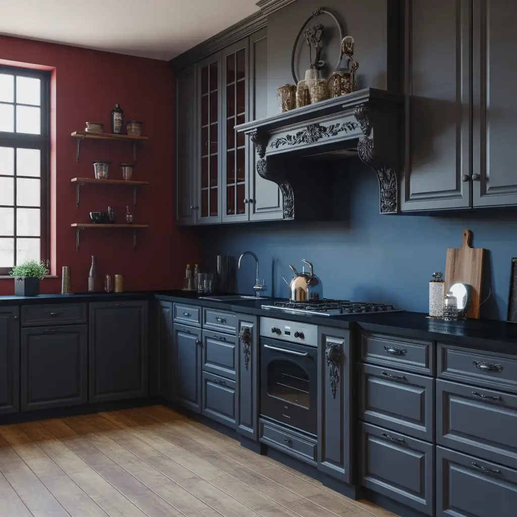 Dark Color Schemes That Define Gothic Style