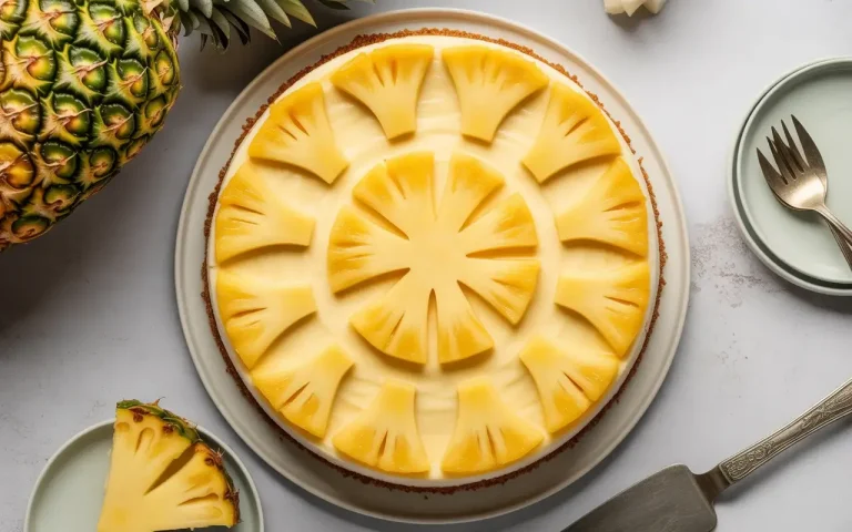Easy Pineapple Cheesecake: A No-Bake Tropical Dessert