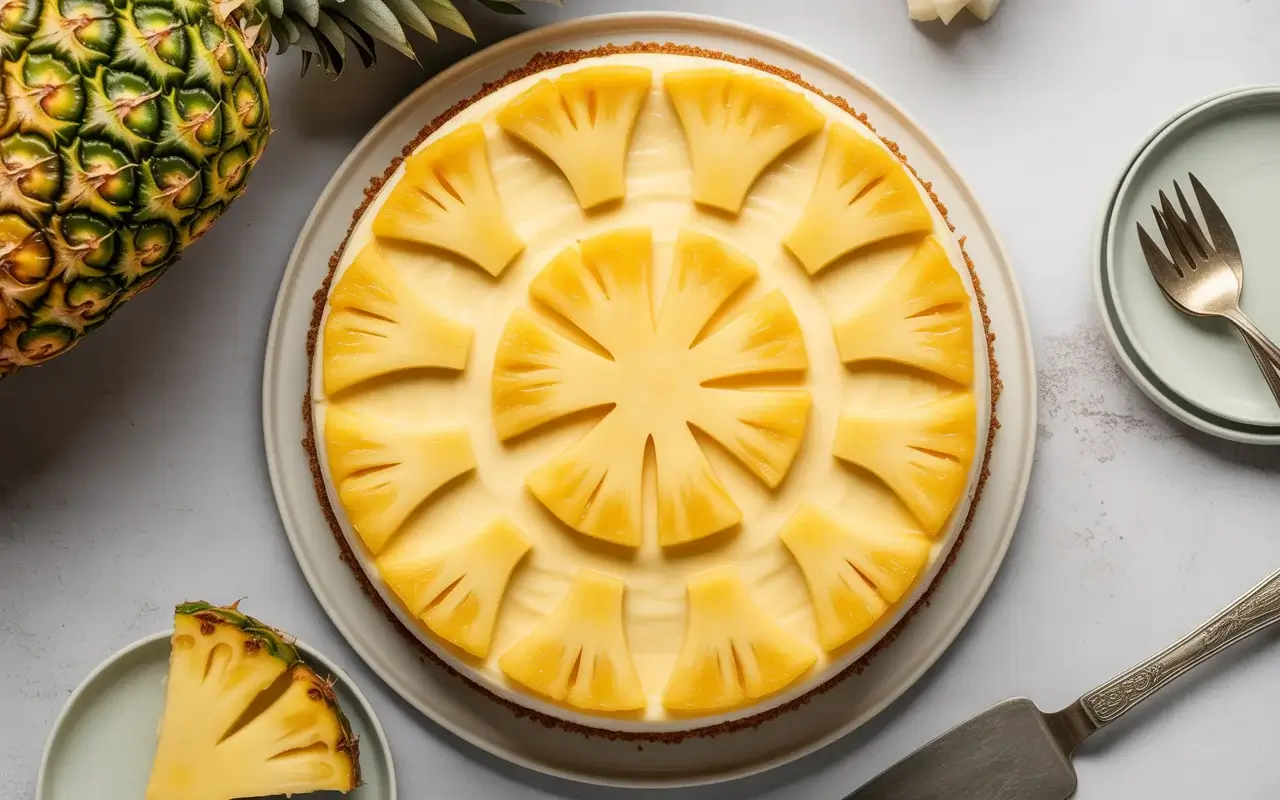 Easy Pineapple Cheesecake: A No-Bake Tropical Dessert