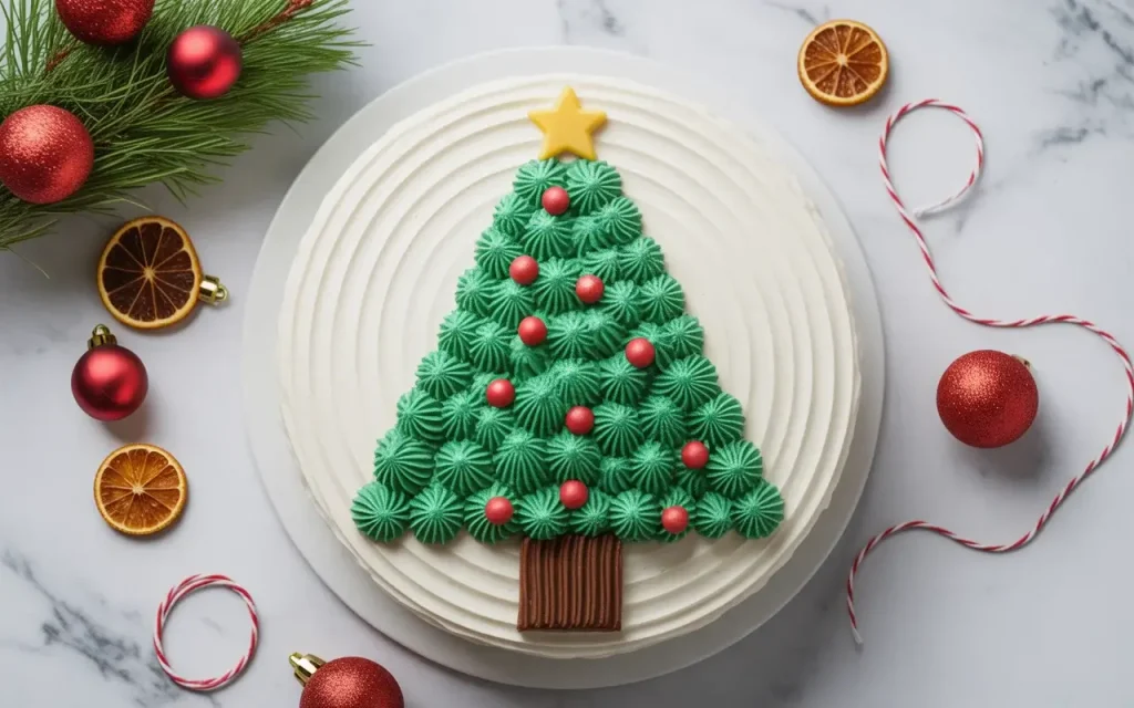 Decorating Your Tree Cake