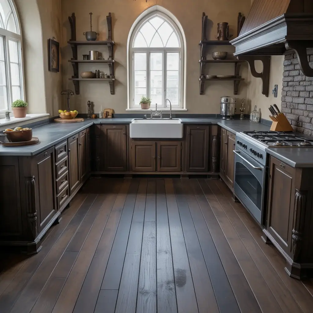 Flooring Options for Gothic Kitchen Spaces