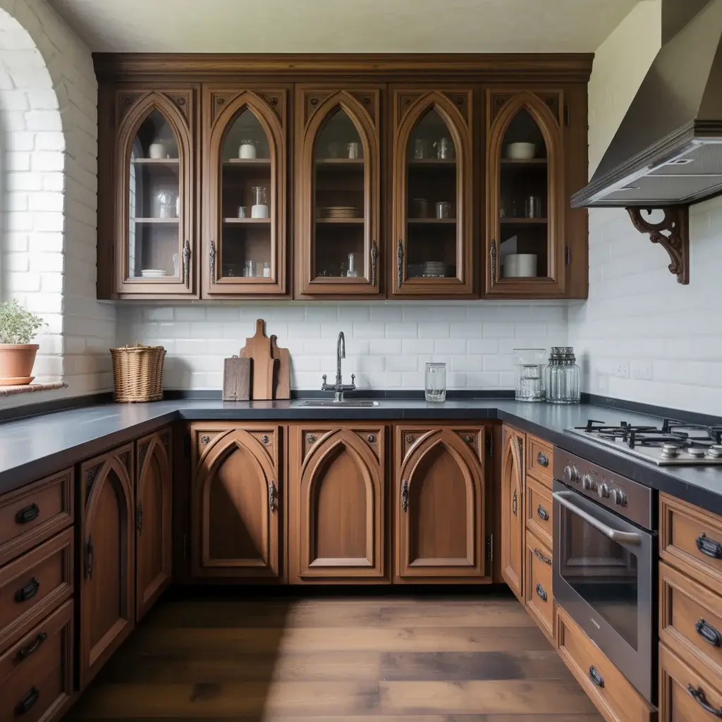 Gothic Kitchen Cabinets and Storage Solutions