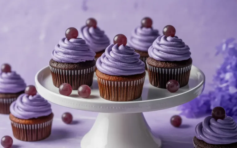 Grape Soda Cupcakes