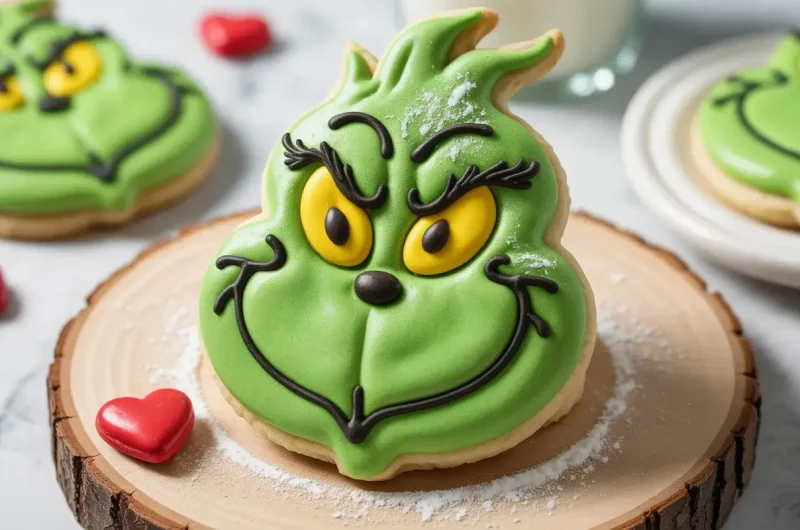 Grinch Sugar Cookies