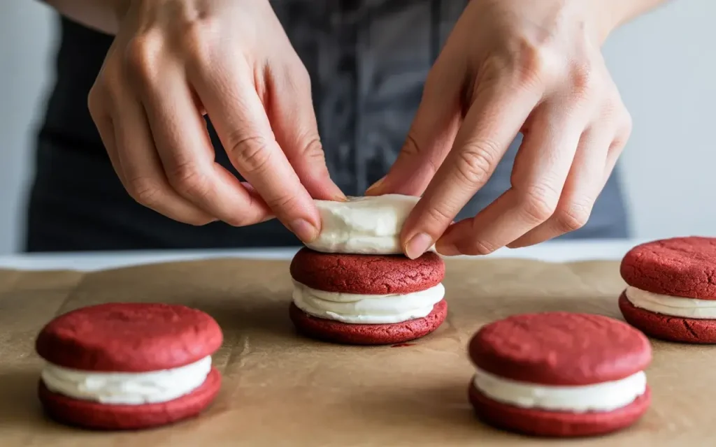 How to Make Red Velvet Cheesecake Cookies