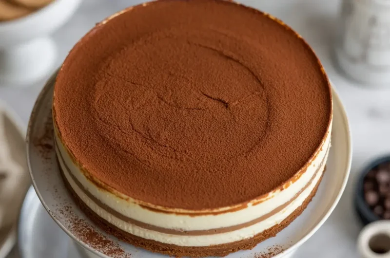 Layered Mocha Cheesecake