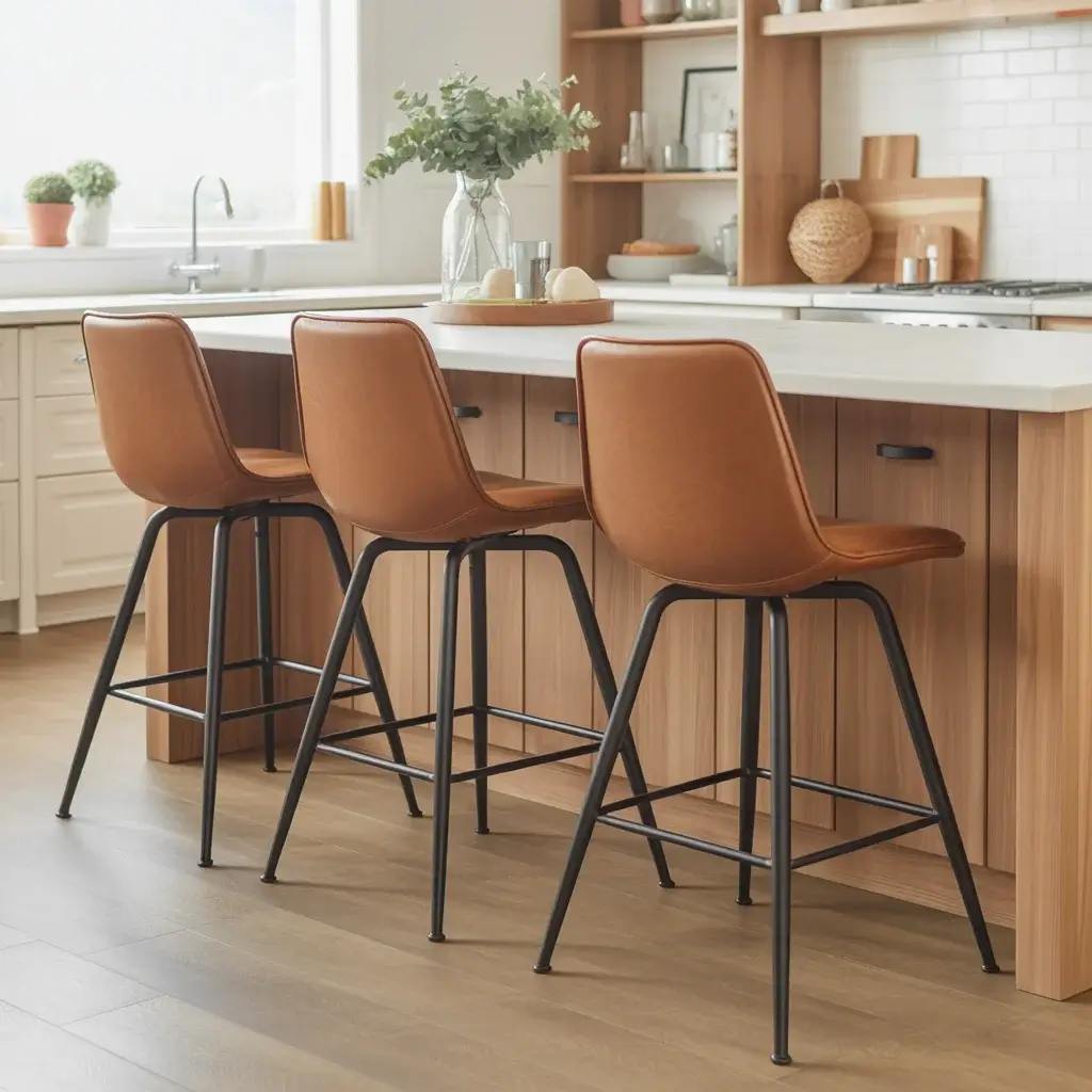 Leather Bar Stools and Seating