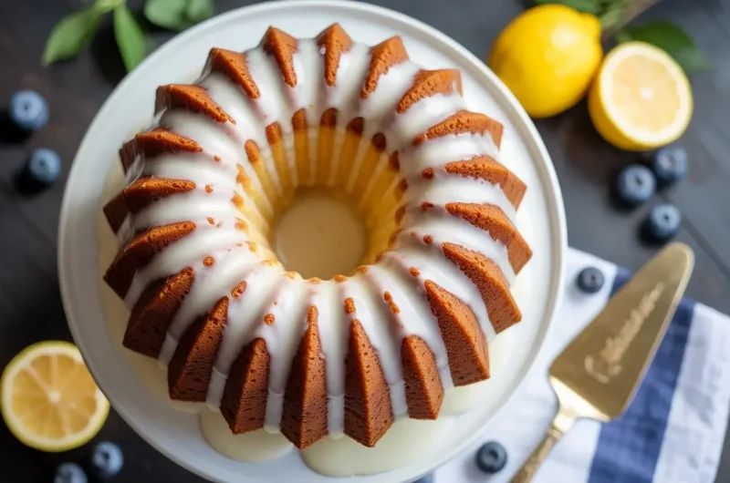 Lemon Blueberry Bundt Cake