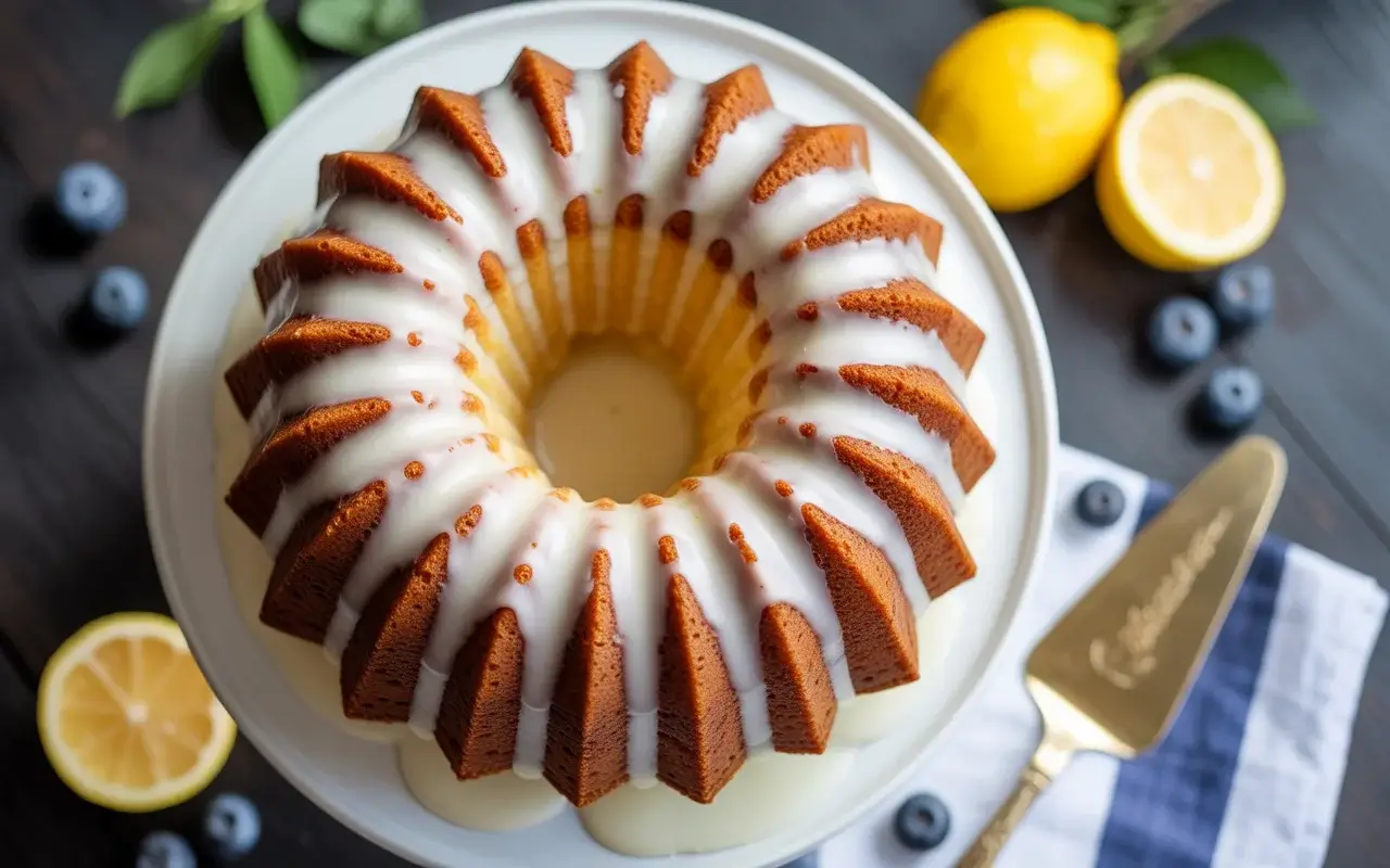 Lemon Blueberry Bundt Cake