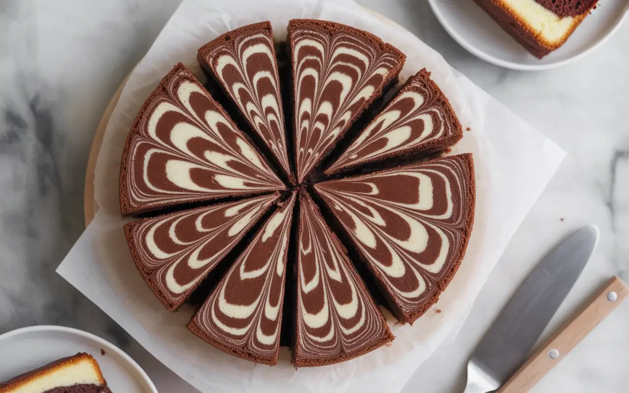 Marble Madness Cake