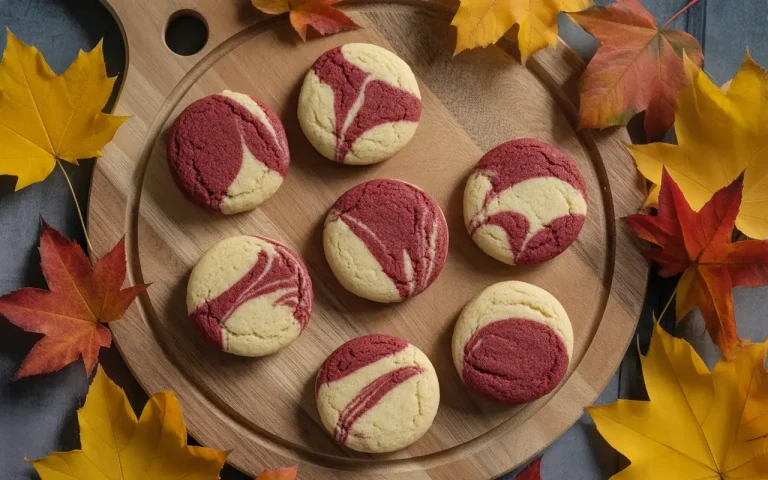 Marbled Autumn Cookies