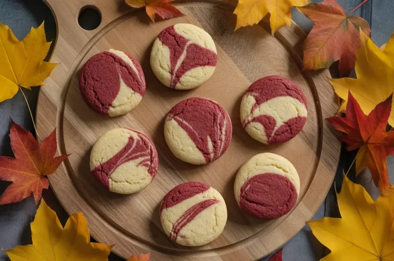 Marbled Autumn Cookies