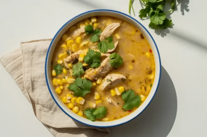Mexican Corn Chicken Soup (Caldo de Pollo con Elote)