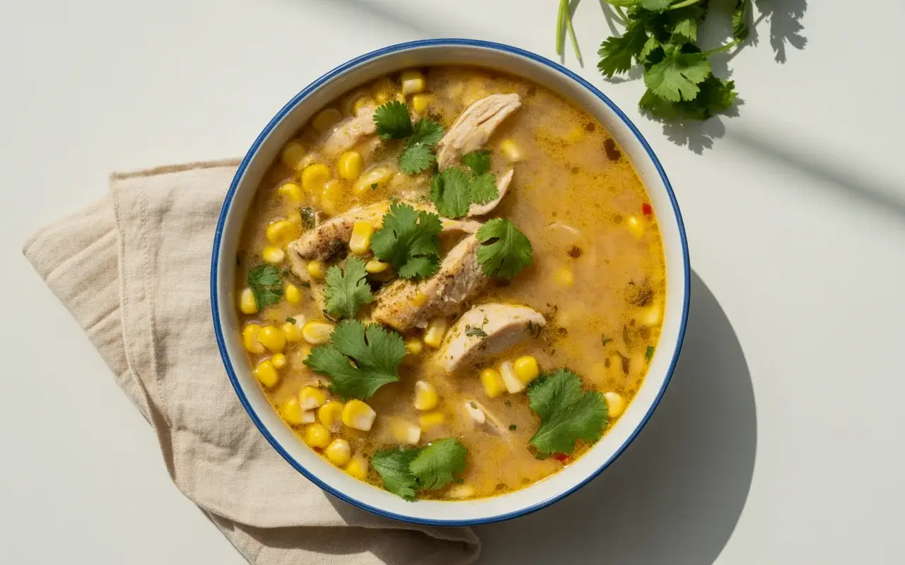 Mexican Corn Chicken Soup (Caldo de Pollo con Elote)