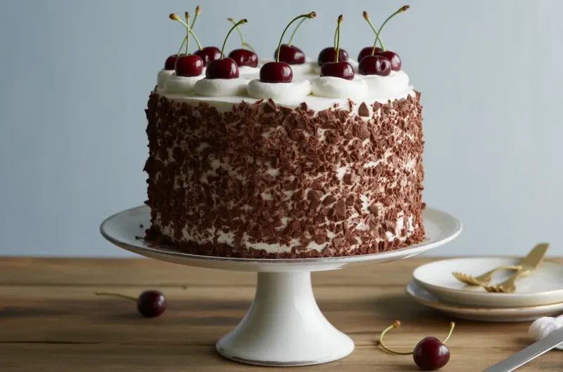 Mile High Black Forest Cake
