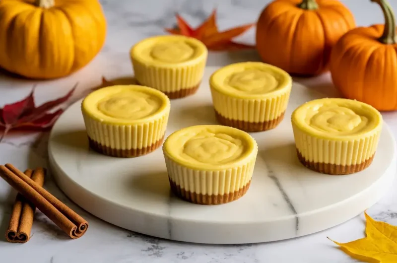 Mini Pumpkin Cheesecake Cups