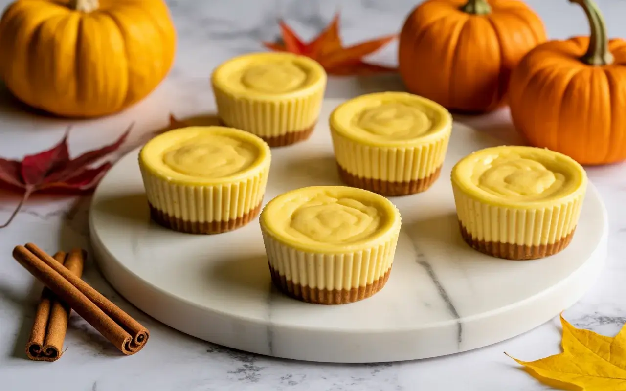 Mini Pumpkin Cheesecake Cups