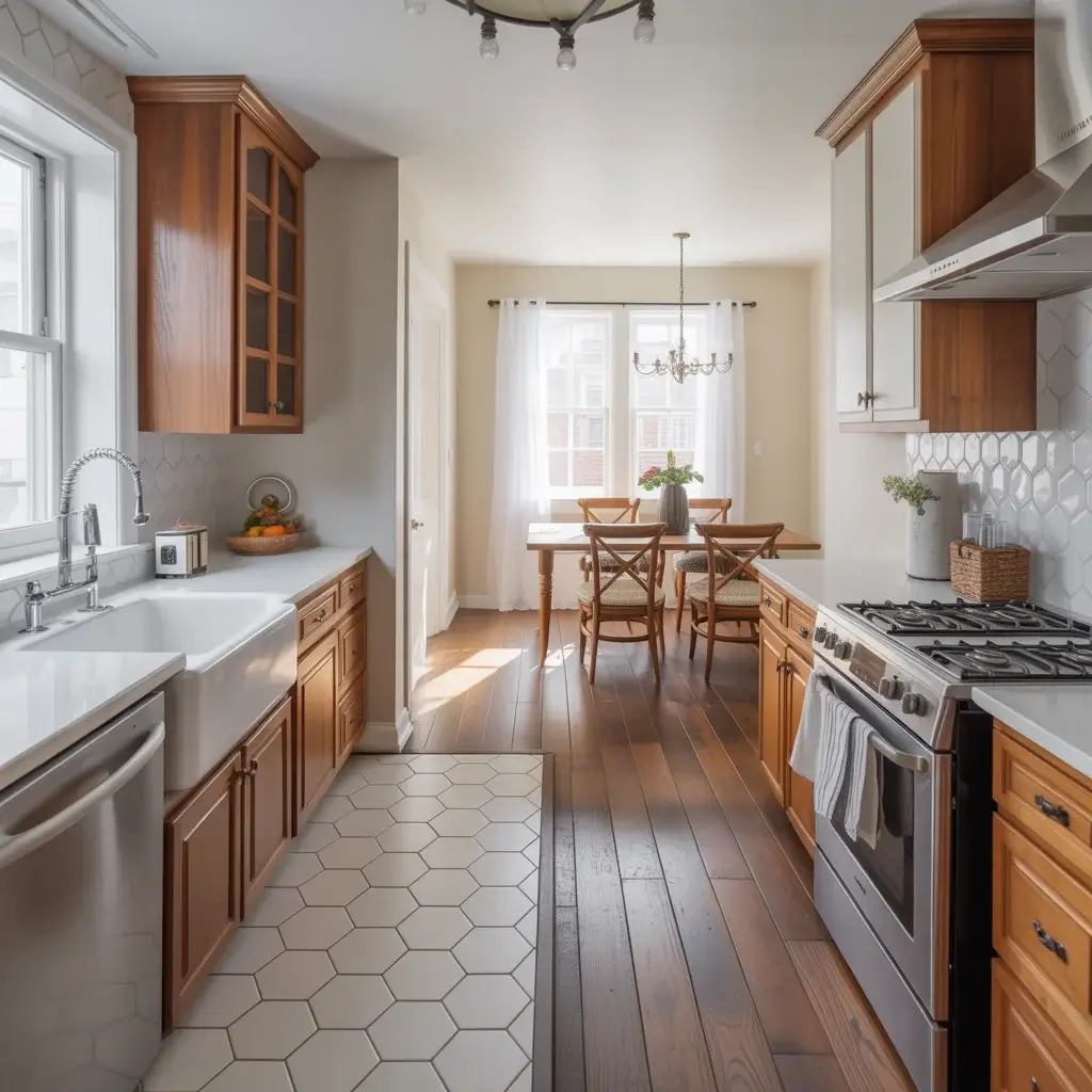Mixed Material Flooring