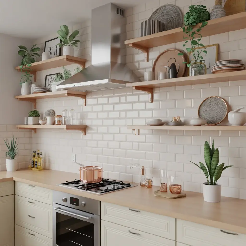Open Shelving and Display Areas