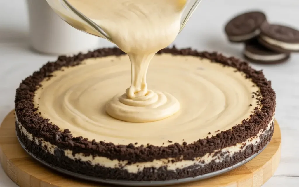 Making the Cheesecake Filling