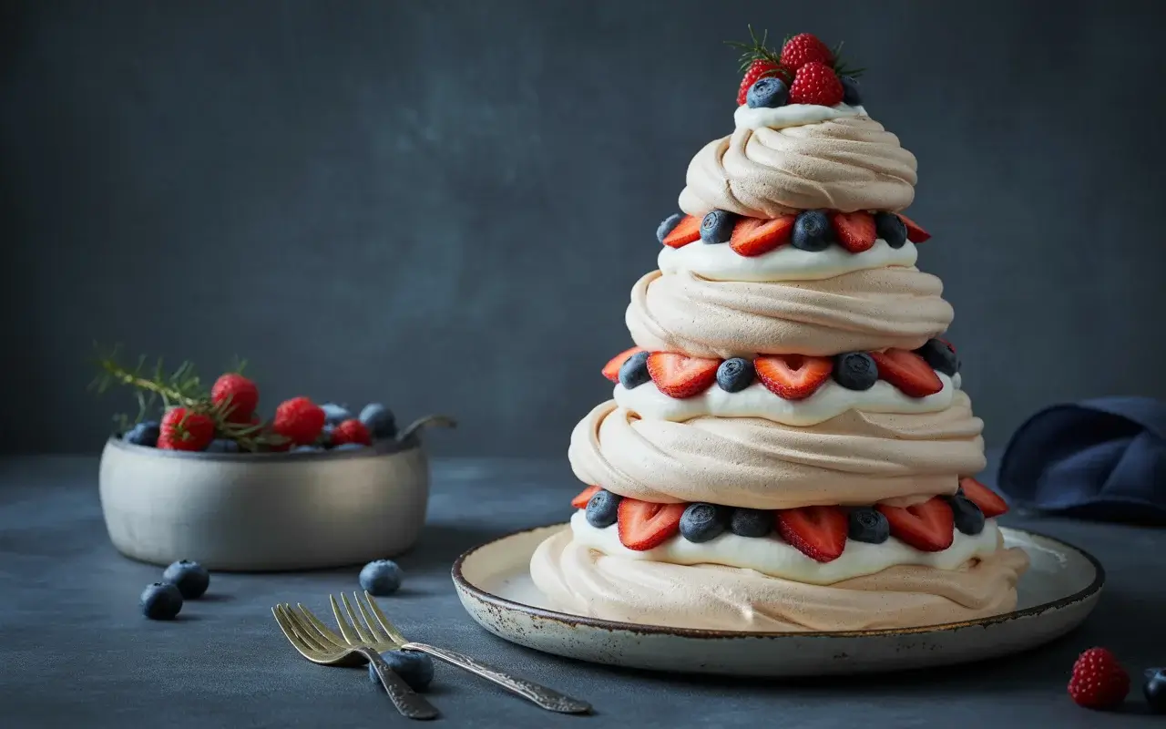 Pavlova Christmas Tree RecipePavlova Christmas Tree Recipe