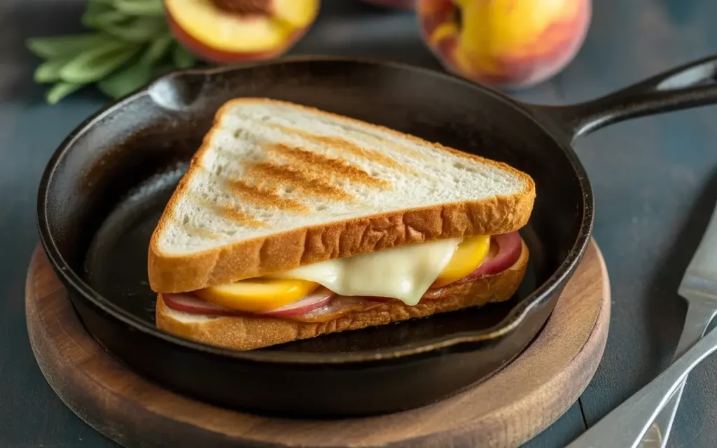 How to Make a Peach Brie Sandwich
