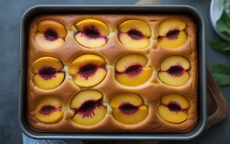 Peachy Cake: Sweet and Fruity Dessert