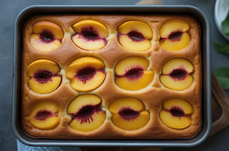 Peachy Cake: Sweet and Fruity Dessert