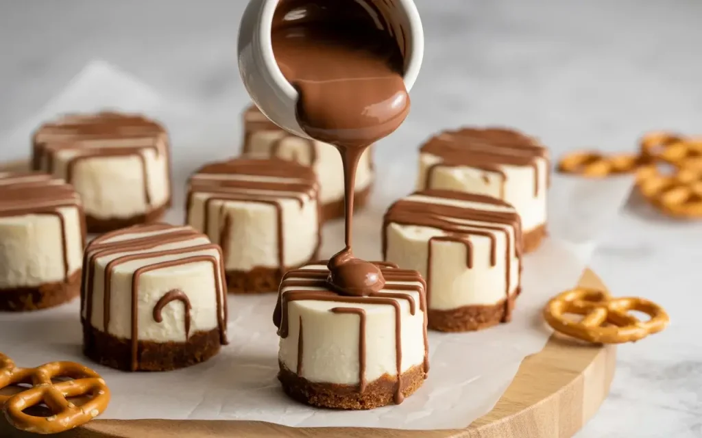 Adding the Chocolate Drizzle