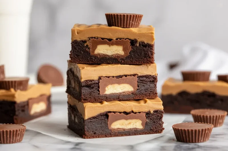 Peanut Butter Reese's Brownies