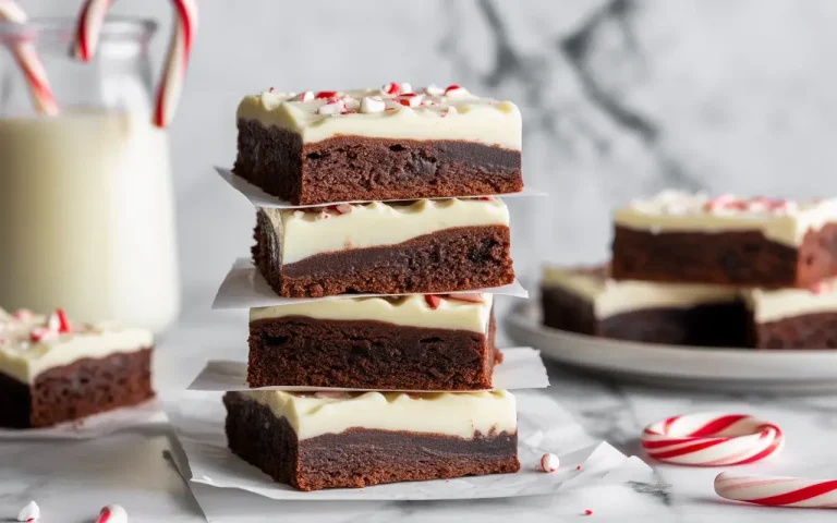 Peppermint Bark Brownies