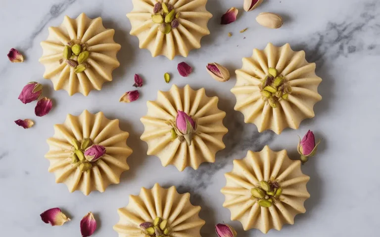 Pistachio Rose Galette Cookies (Elegant, Buttery & Easy)
