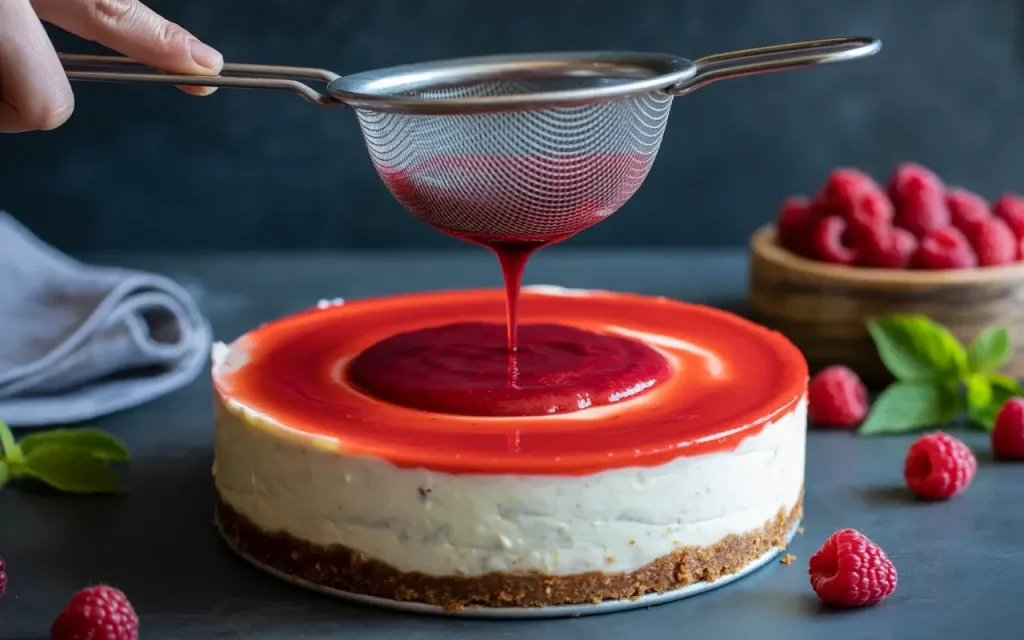 Preparing the Raspberry Swirl
