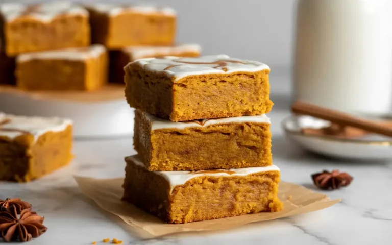 Pumpkin Blondies