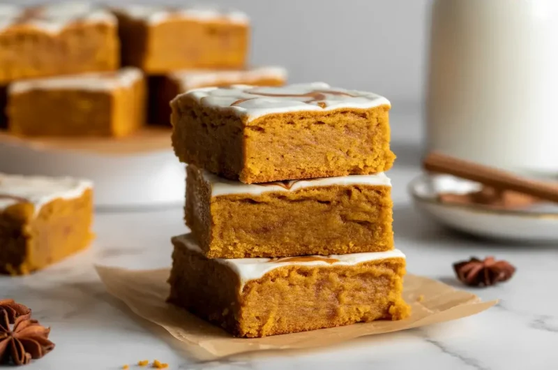 Pumpkin Blondies