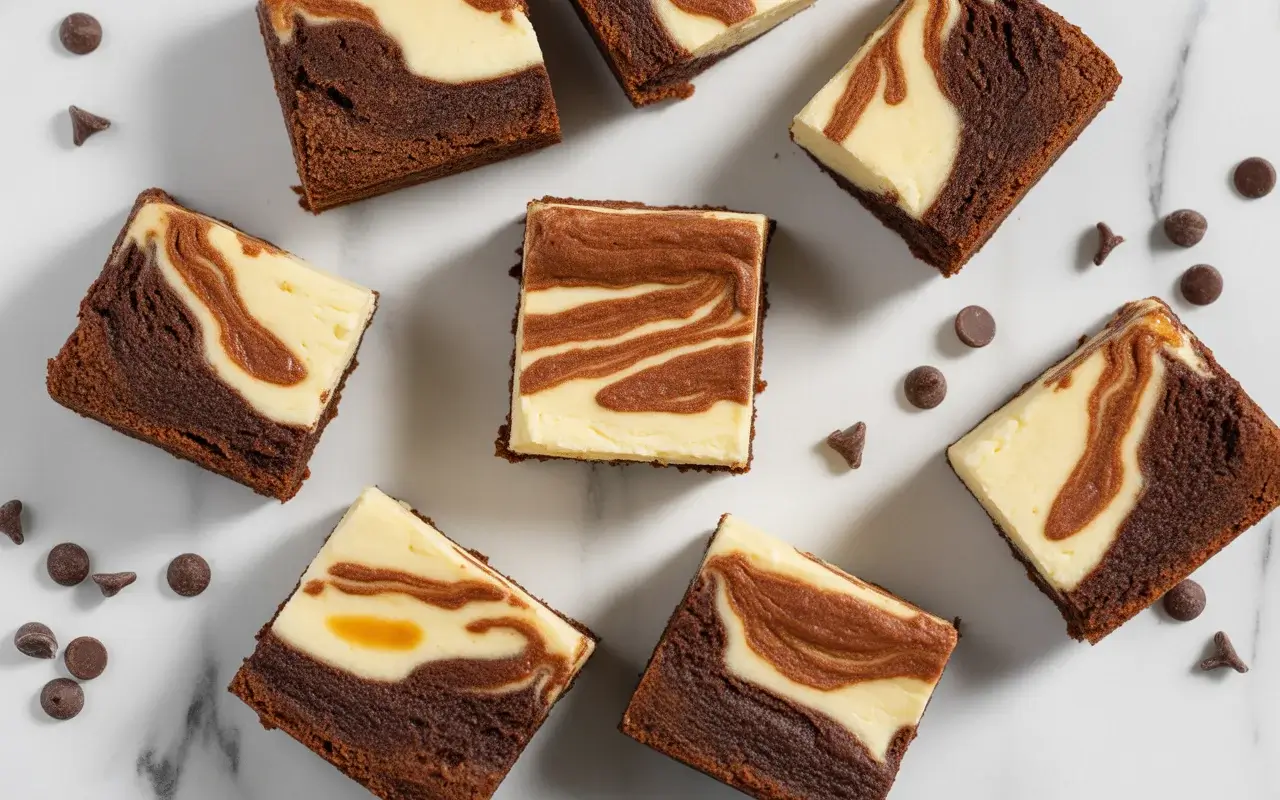 Pumpkin Cheesecake Brownies