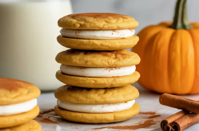Pumpkin Spice Cheesecake Cookies