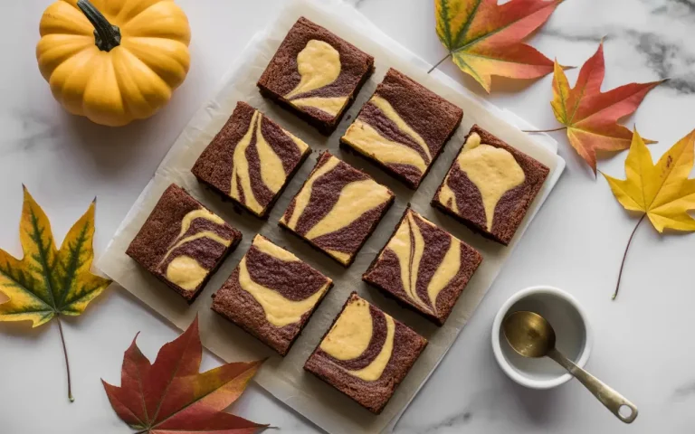 Pumpkin Swirl Brownies